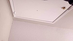 Blonde girlfriend cheats with her pussy exposed in a steamy encounter.