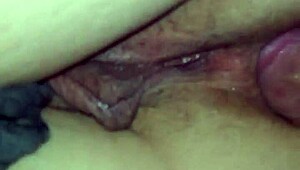 Hey, wanna see my amateur wife take an anal creampie at night?