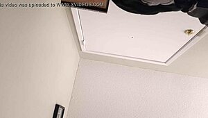 Blonde girlfriend cheats with her pussy exposed in a steamy encounter.