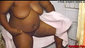 Anita gets wild with step brother, stroking his hard cock daily