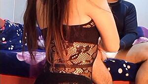 My sister-in-law's big ass rides my monster cock