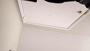 Blonde girlfriend cheats with her pussy exposed in a steamy encounter.