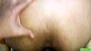 Three days without intimacy, invited a young woman for her first scene - Ariella Sanches