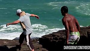 blonde tarra white dominates interracial threesome with intense blowjob and assfucking