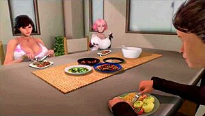 Licking Step Sister's Pussy in Hentai Game Pornplay