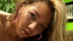 keeani lei gives amazing handjob with small tits