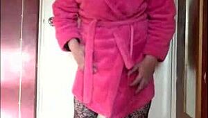 crossdressing sissy craves pee in public outdoor setting