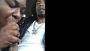 My in-law gave a blowjob on the way to the hotel