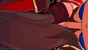 amber plays with her shorts