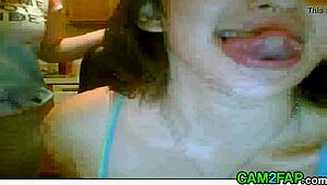 Watch this hot lesbian webcam show, amateurs licking pussies!