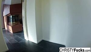 Christy Dahlia and Ivan Enjoy Shower Sex with Oral and Big Tits