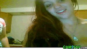 Watch this hot lesbian webcam show, amateurs licking pussies!