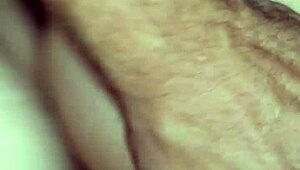 personal moment captured indoors