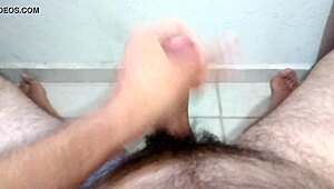 Intense handjob session number three.