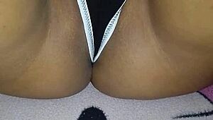 Watch My Cousin Touch Herself While I Record!