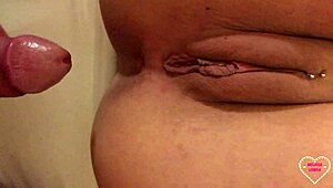 Door left open, on all fours, man enters and intensely fucks my ass and pussy with delicious monster cock