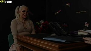 Desperate Office Babe Sucks and Jerks for Salary Boost. My Heart Races Watching Her Skills!