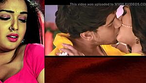 Amrapali Dubey Hot Navel Kissing Smooching Mp4