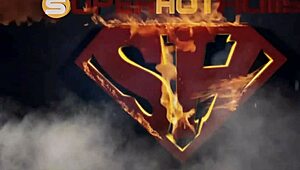 Don Whoe dominates Nina Rivera on the St Andrews cross.