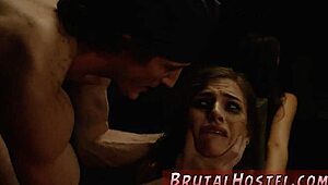 big woman dominates two youthful sluts sydney cole and olivia in bondage