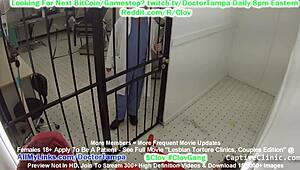 Lilly and Lyle, lesbian lovers in the hospital! Passion explodes!