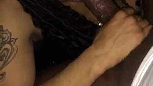 pretty girl sucking big black cock