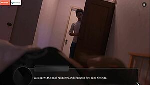 Bratty College Nympho Teen 18+ Caught Masturbating by Master in Cartoon Fantasy