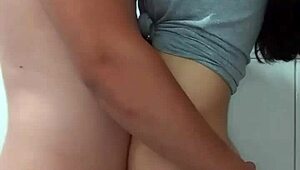 Latina Amateur Teen Quickie in Mother-in-Law's Bathroom