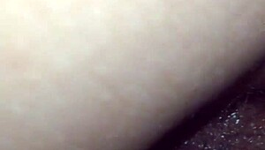 I'm fuckin' this hot chick at home with my big black cock