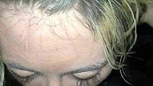 missa sucking my cock hard with intense focus