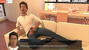 Bratty College Nympho Teen 18+ Caught Masturbating by Master in Cartoon Fantasy