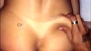 Why did the brunette sit and cum on the miner's dick?