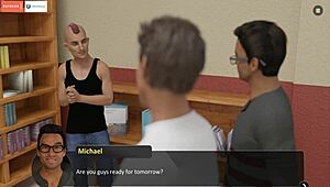 Bratty College Nympho Teen 18+ Caught Masturbating by Master in Cartoon Fantasy