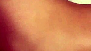 Latina amateur enjoys dinner after work