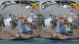 Hey, wanna see big-titted MILF Richelle Ryan dominate in virtual reality porn?