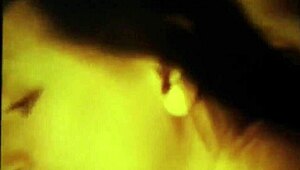 Why does the cheating latina wife suck her husband's big cock while bent over?