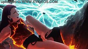 AI Lesbian Phonk PMV with Dani Daniels and Celeste Star in Hot Tribbing