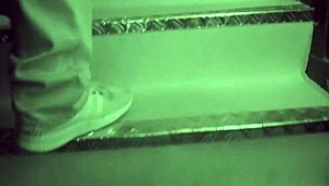 Amateurs Dancing in European Night Club