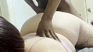 Snowbunny amateur whore intensely takes cock in homemade ass scene part 2