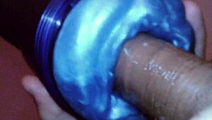 Watch this intense solo wanking session! He strokes his cock hard until he explodes.