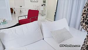 Party turns into wild foursome sucking