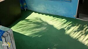 feeling the thrill of oral sex with my pregnant wife during the team meeting