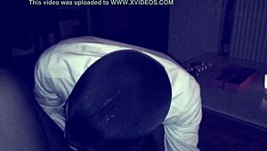 my slave takes my big monster cock in bdsm punishment