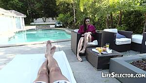 Chanel Preston Deepthroats and Gets Fucked Hard in POV