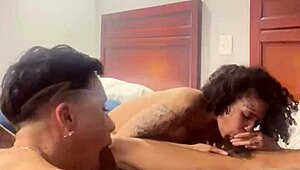 Overwhelmed With Pleasure As Tattooed Gaktrizzy, Gakteeem4, And Tasteofariel Engage In Crossdressing Foursome With Huge Cocks