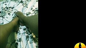 Trailer: Brunette Masturbates with Foot Play Until Climax