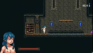 Nayla's Castle Hentai Game Ep 1: Succubus Futanari Cums Twice Inside Zombie Girls After Wild Fight