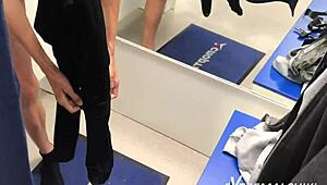 Sporty Twink Handjob In Fitting Room