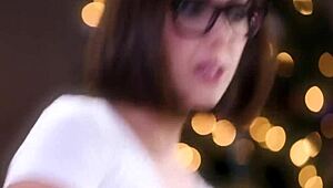 i love scissoring with my lesbian babe in stockings during christmas