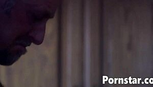 Blonde beauty brittney skye rides cock in steamy kitchen fuck 😘